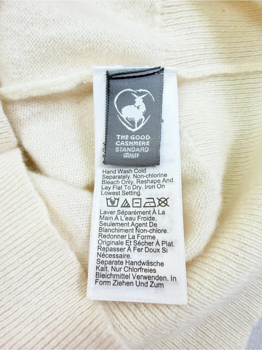 J.Crew Cashmere Short Sleeve Sweater Women’s XS Cream Ivory